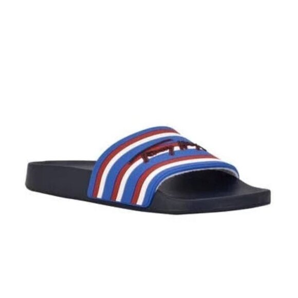 Tommy Hilfiger Szs 8/10 Ombre Stripe Molded Slide Sandal (Women) NWOT - Picture 1 of 11